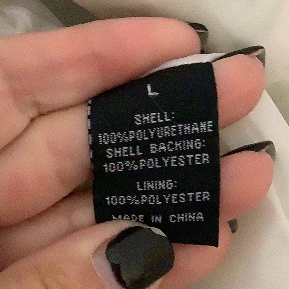 Adorable Pleather Jacker 🖤🖤🖤NWT - Picture 6 of 10